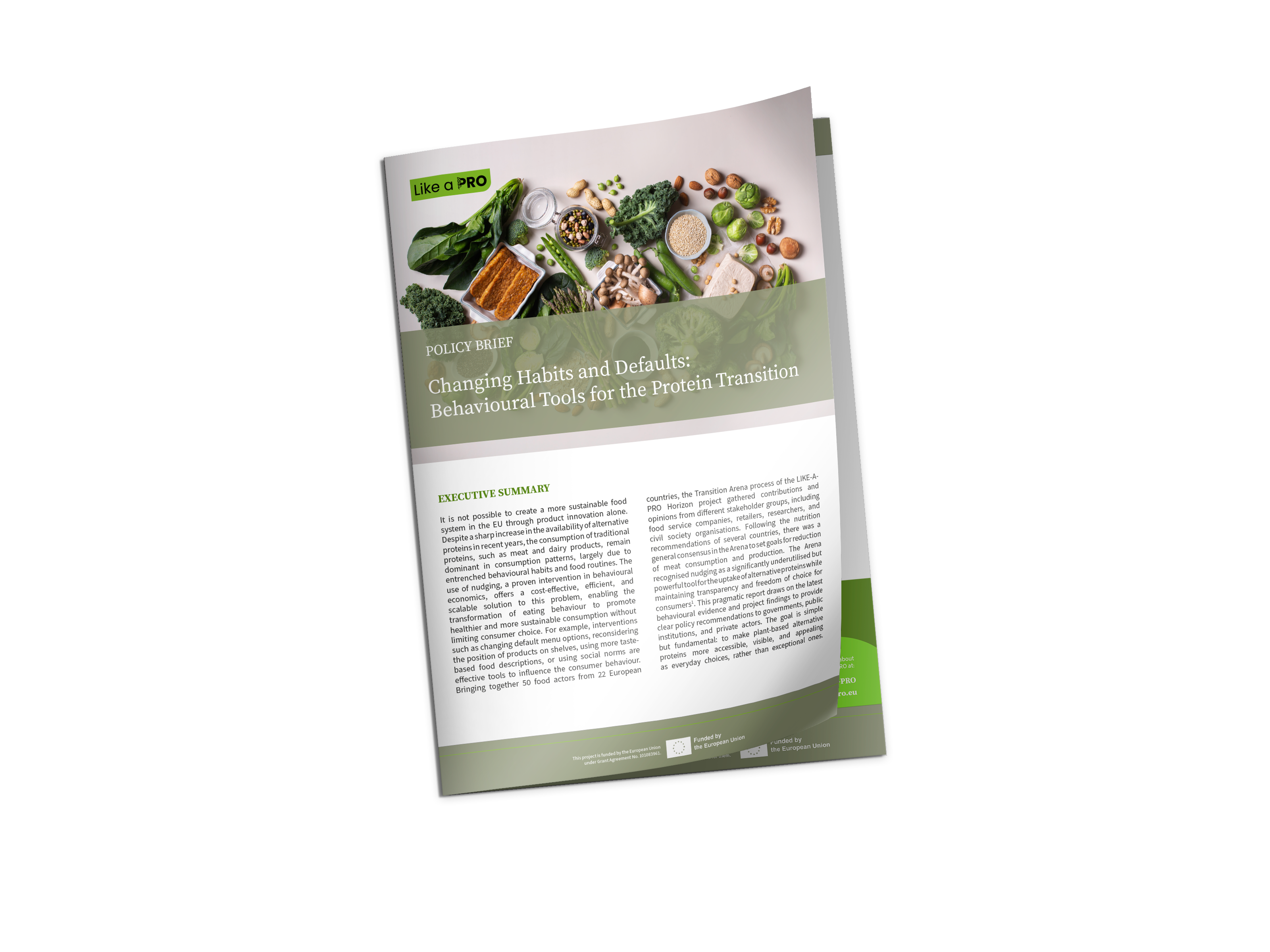 New Policy Brief Highlights Behavioural Tools to Make Sustainable Proteins the Norm
